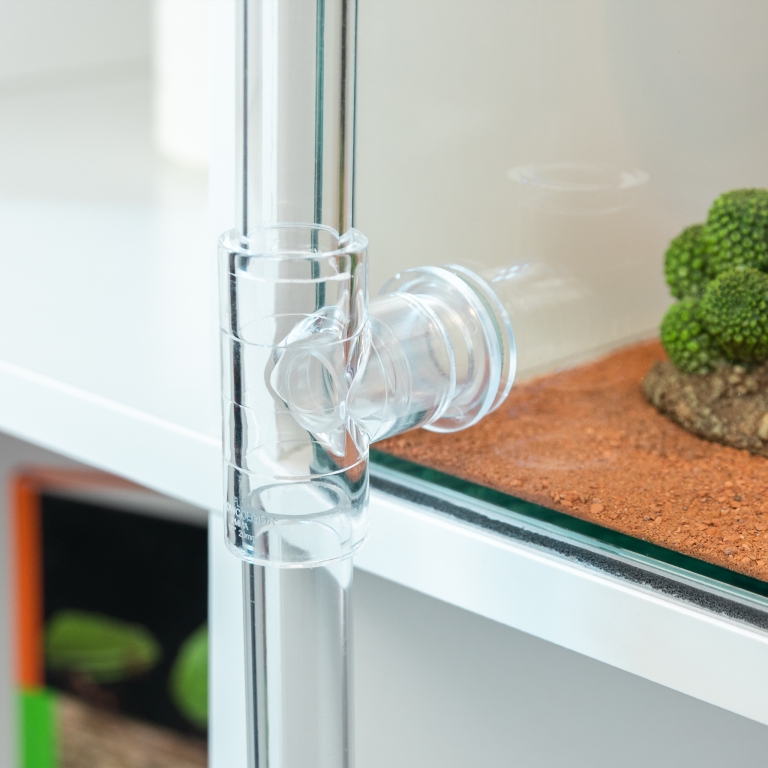 Rohrverbinder glasklar für 32mm - T